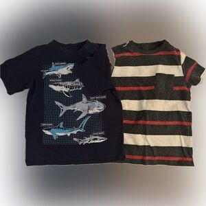 2 Boys short sleeve shirts size 6-8